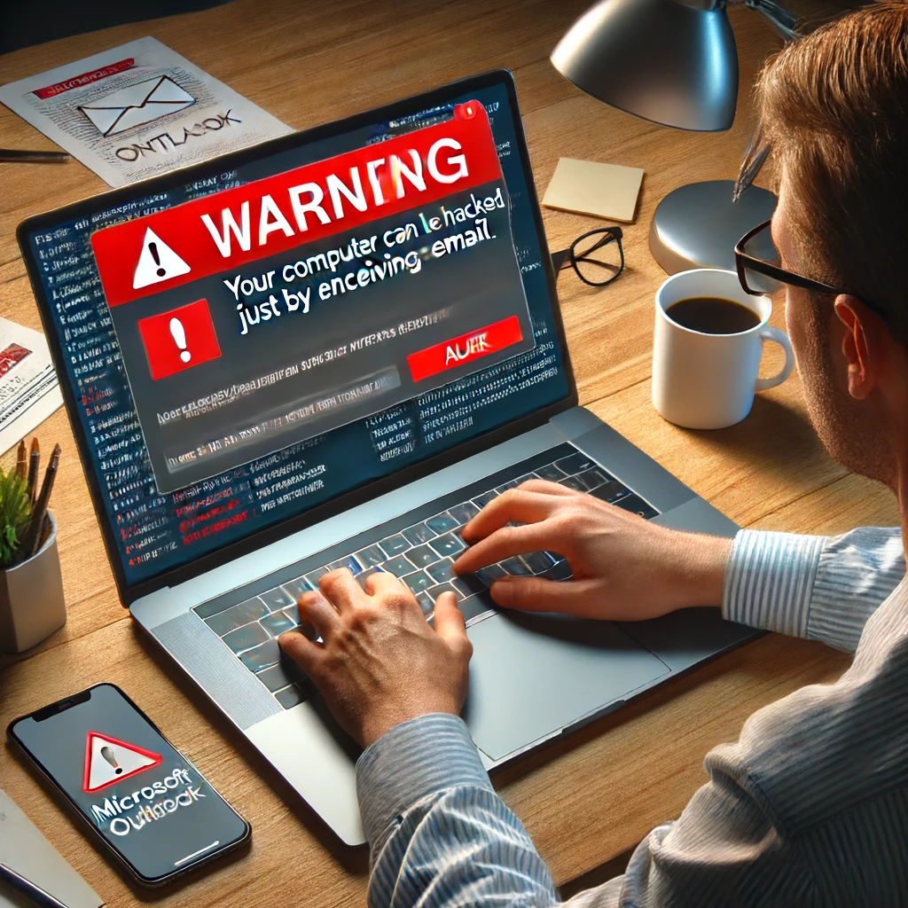 ¡Alerta Crítica! Outlook en Riesgo Tu Ordenador Puede Ser Hackeado con Solo Recibir un Correo