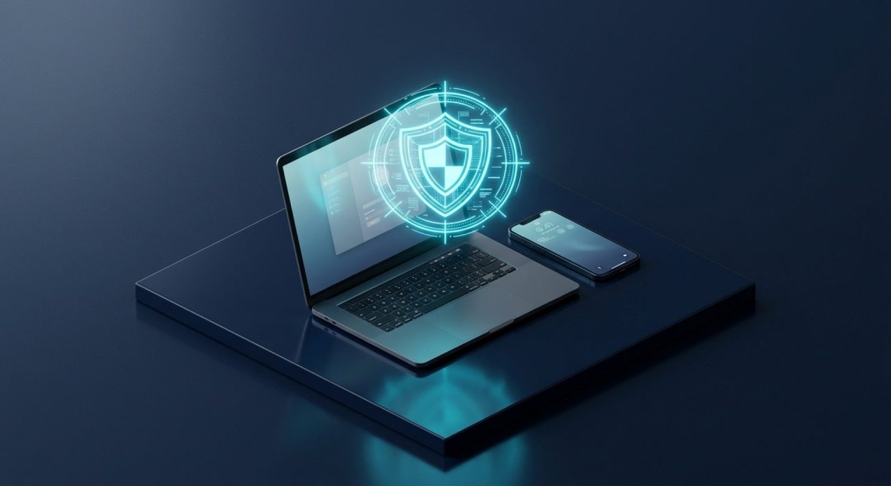 Panel de administración de Microsoft Intune con alertas de seguridad y endurecimiento de políticas